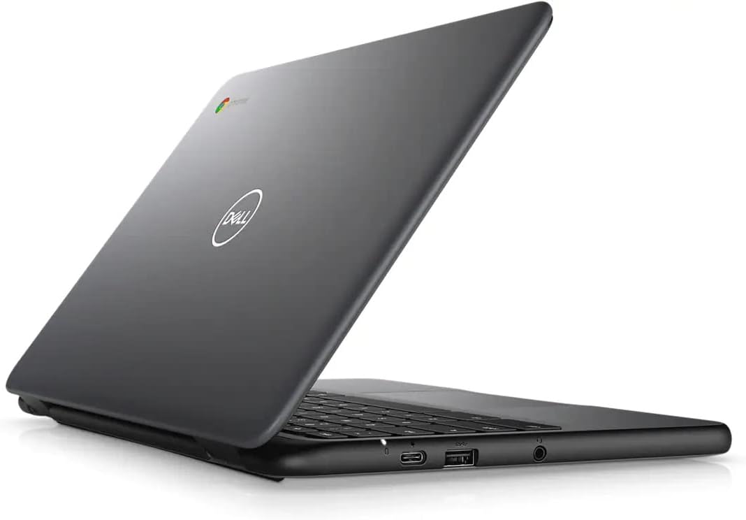 Dell Chromebook 11 3100 de 11,6" - 1366 x 768 - Celeron N4020 - 4 GB de RAM - 16 GB de memoria flash - Chrome OS - Intel HD Graphics - Teclado en inglés (EE. UU.) - Bluetooth (Reacondicionado) (Color: Negro, Tamaño: 11-11,99 pulgadas)