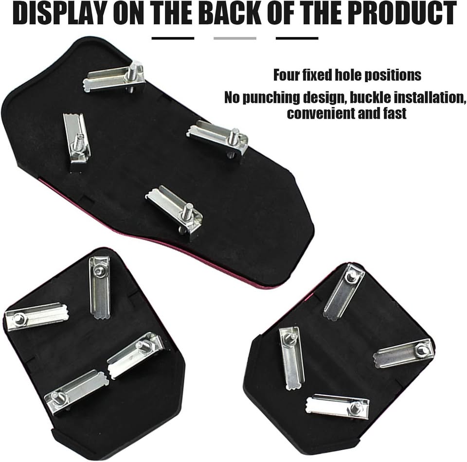 🚗 Pedales Antideslizantes para Carro