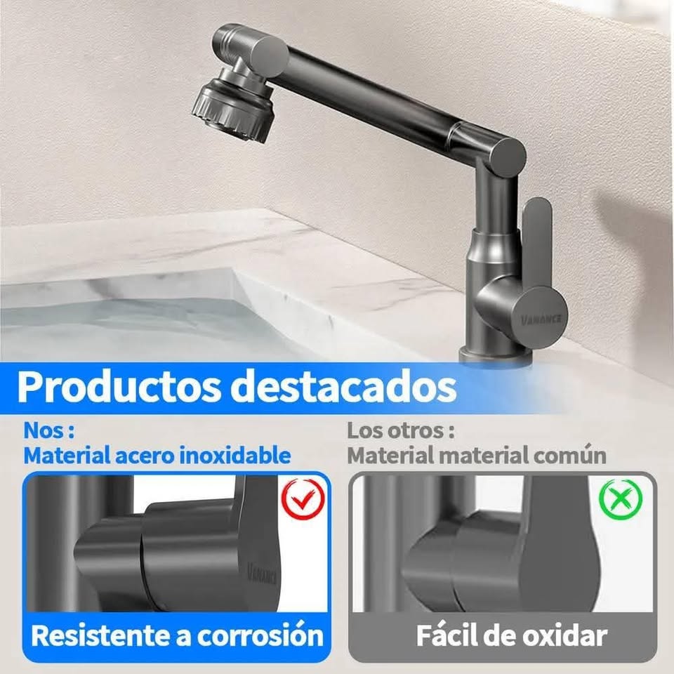 🚰✨ ¡Dale comodidad y estilo a tu hogar con nuestro grifo multifuncional! 🔧💦