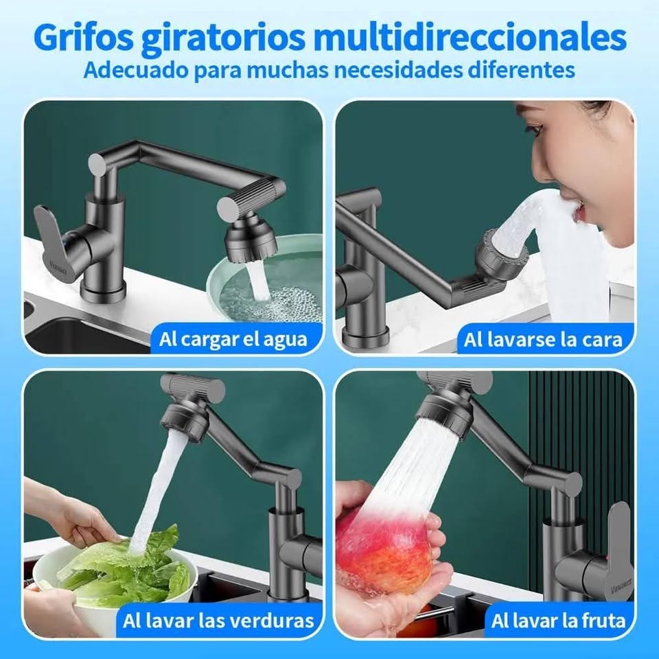 🚰✨ ¡Dale comodidad y estilo a tu hogar con nuestro grifo multifuncional! 🔧💦