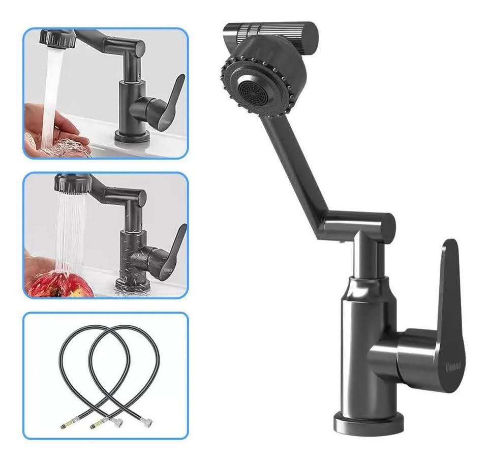 🚰✨ ¡Dale comodidad y estilo a tu hogar con nuestro grifo multifuncional! 🔧💦
