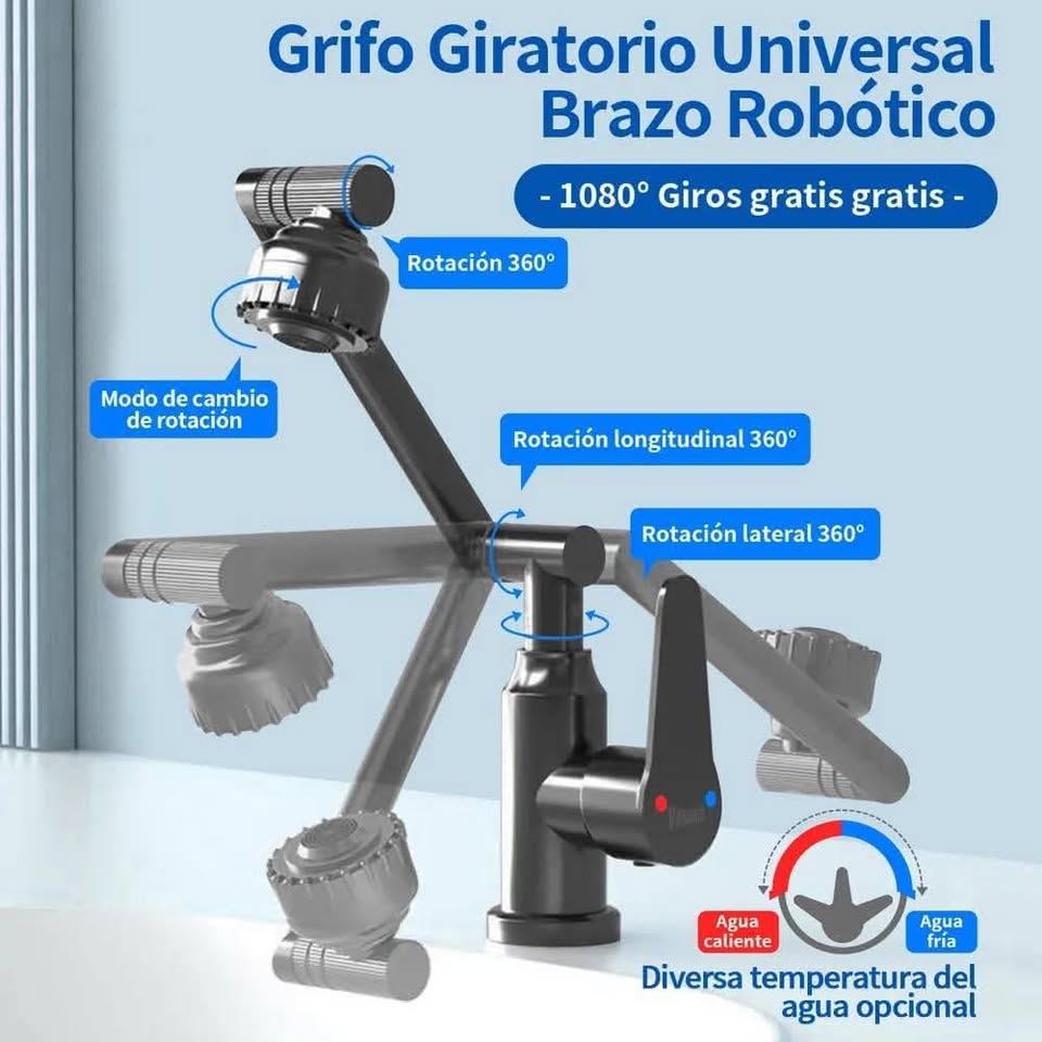 🚰✨ ¡Dale comodidad y estilo a tu hogar con nuestro grifo multifuncional! 🔧💦