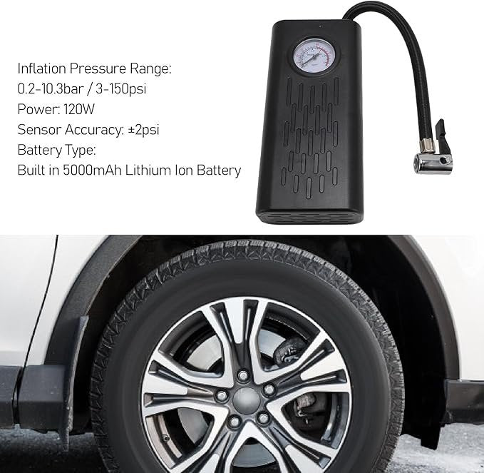 🔋 Inflador de Llantas Recargable 🔋