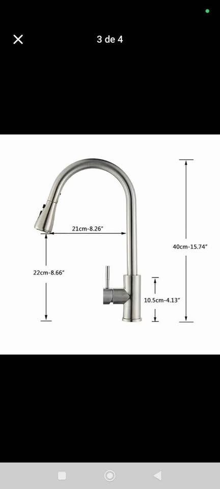 🚰✨ Grifo 360° giratorio para agua fría y caliente ✨🚰