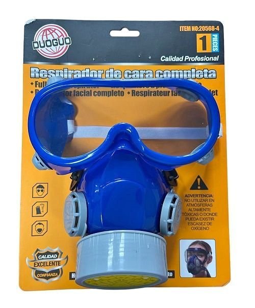 😷🛡️ Mascarilla de Gas con Filtro 🛡️😷