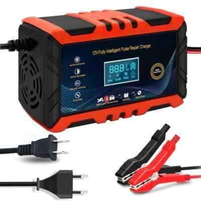 Cargador Batería Auto Carro Moto Inteligente 12V/8A 24V/4A