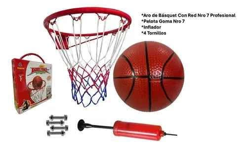 🏀 ¡AROS DE BÁSQUETBOL DE 40 CM + PELOTA + INFLADOR! 🔥💪