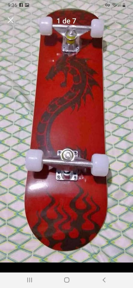 🛹 Patineta Profesional con Lija y Llantas de Goma 🛹