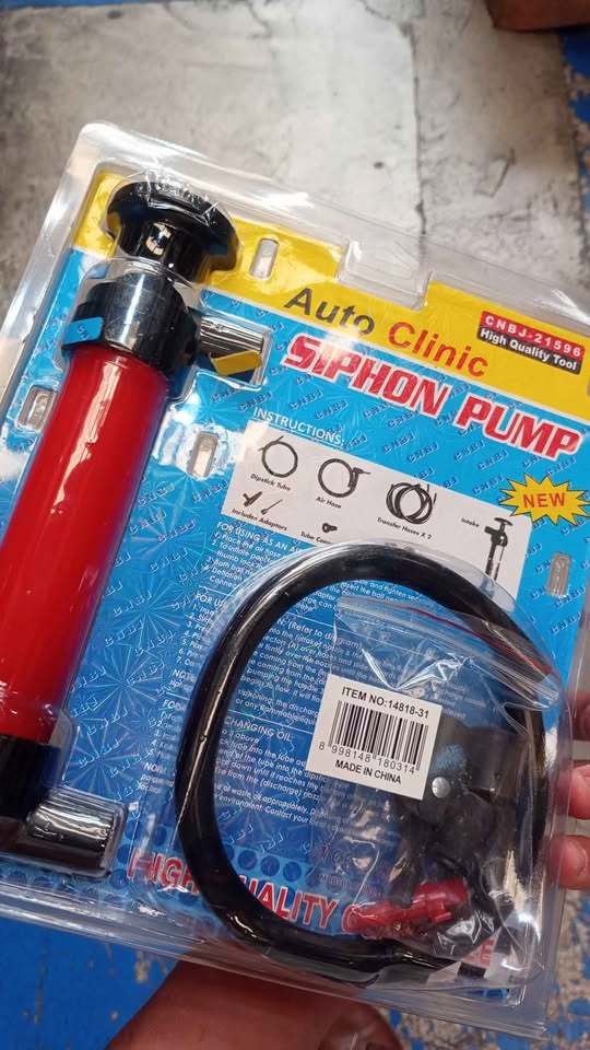 🛢️ Sifón Manual para Extraer Líquidos Automotrices 🛢️