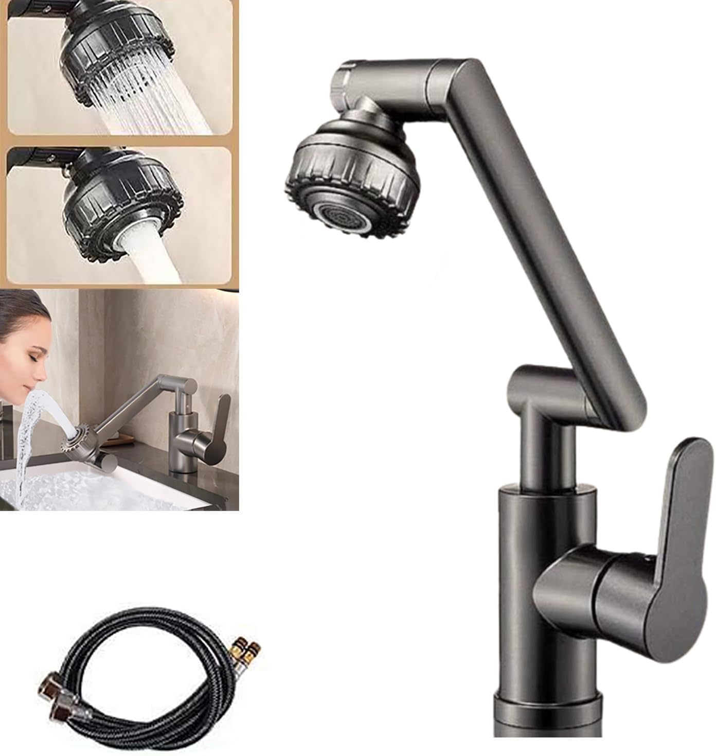 🚰✨ ¡Dale comodidad y estilo a tu hogar con nuestro grifo multifuncional! 🔧💦