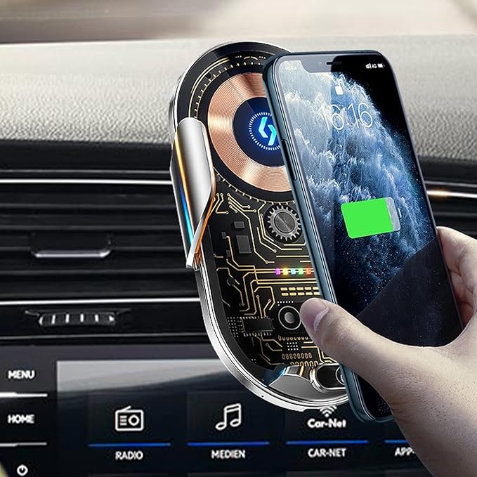 📱🚗 Cargador Inalámbrico para Carro ⚡📱