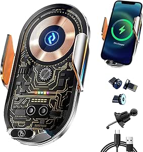 📱🚗 Cargador Inalámbrico para Carro ⚡📱