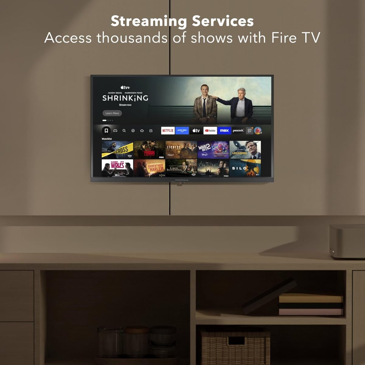 Televisor inteligente LED Full HD Fire TV INSIGNIA serie F40 de 40" con control remoto por voz de Alexa (NS-40F401NA26) (tamaño: 40 pulgadas)