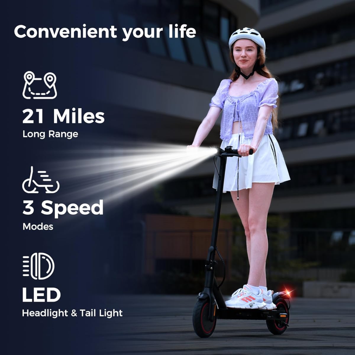 Scooter eléctricos - Patinete eléctrico para adultos de 500 W/1000 W, velocidad máxima de 29/40 km/h, neumáticos de 21,5 cm, autonomía de 3,5/45 km, patinete eléctrico portátil para adultos y adolescentes (color: negro)