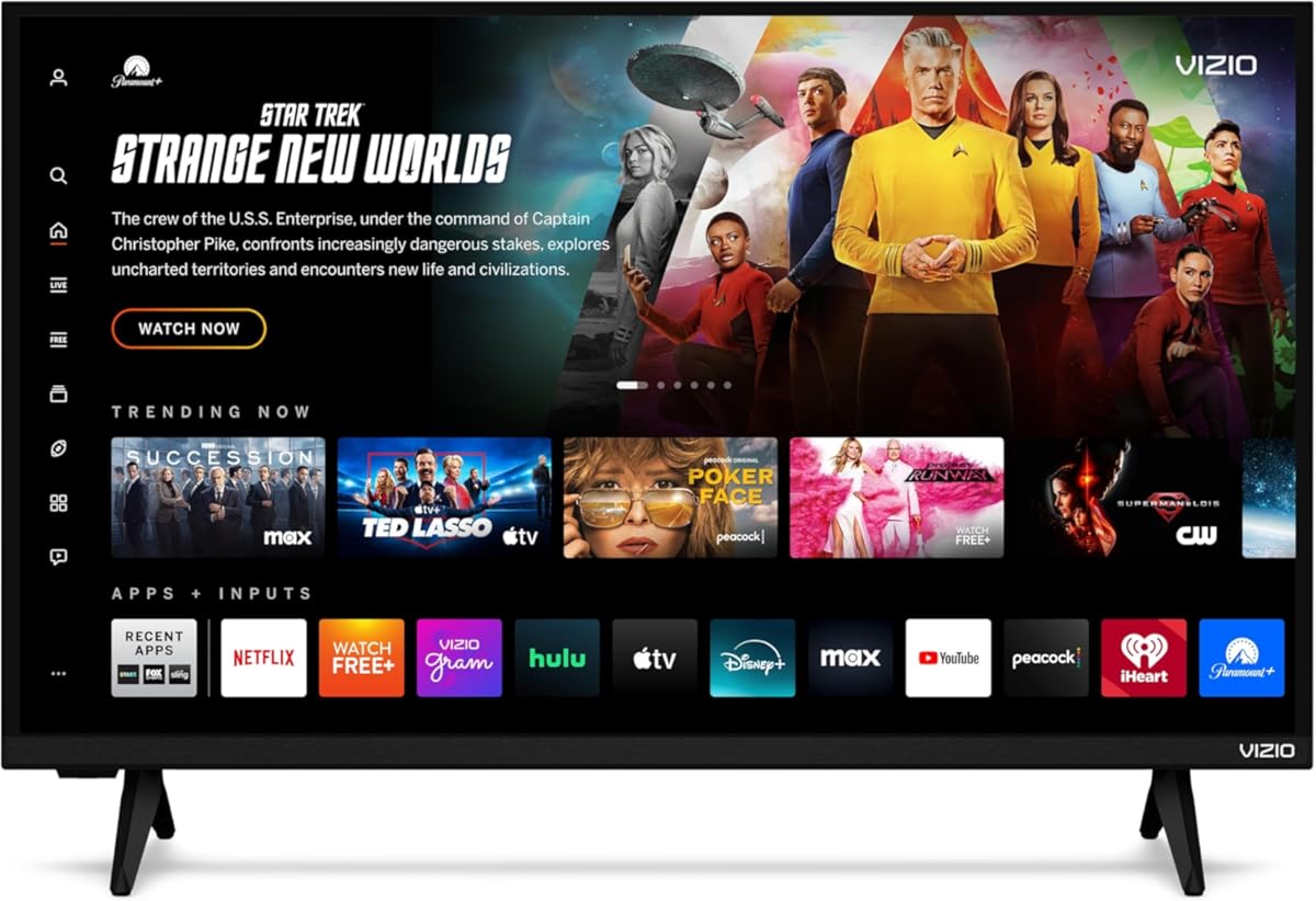 Televisor inteligente VIZIO Full HD 1080p de 40 pulgadas con DTS Virtual: X, compatibilidad con Alexa, Chromecast integrado y capacidad para auriculares Bluetooth (VFD40M-08 nuevo)