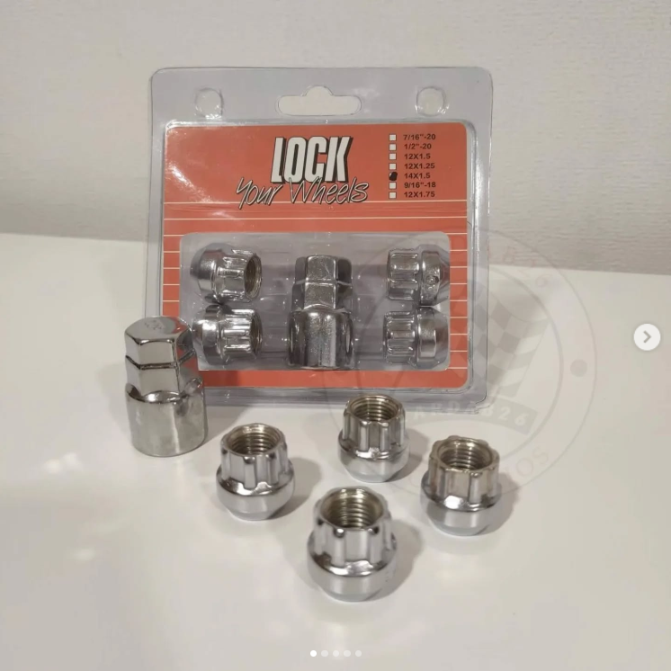 🔒🚗 Tuercas de Seguridad para Llantas de Carro (Chuchos) 🚗🔒