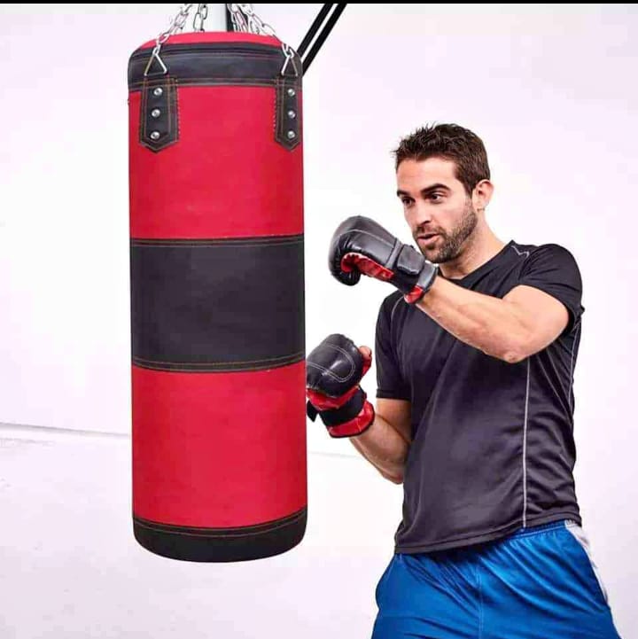 🥊🔥 Saco de Boxeo 1.30 m con Cadenas 🔥🥊