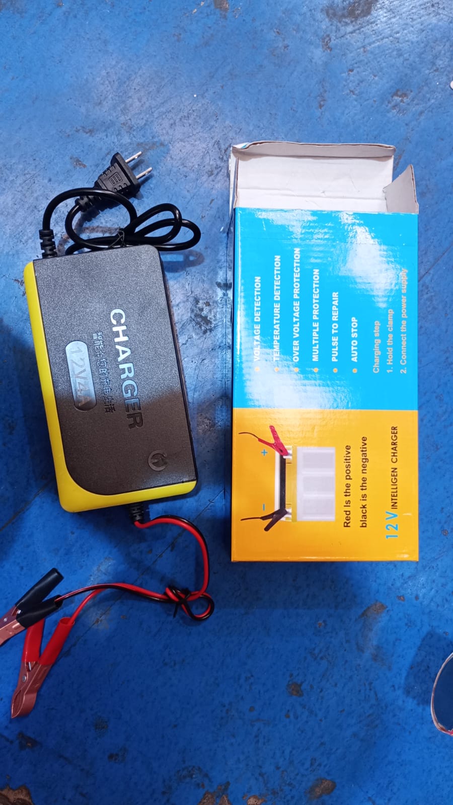 🔋⚡ Cargador Inteligente de Baterías Universal – Carro y Moto ⚡🔋