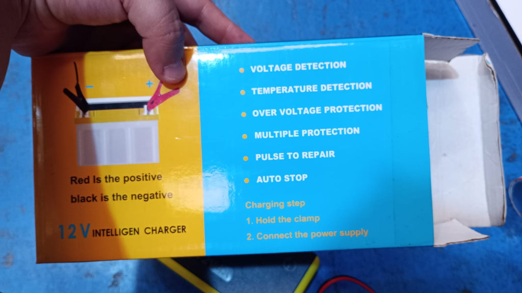 🔋⚡ Cargador Inteligente de Baterías Universal – Carro y Moto ⚡🔋