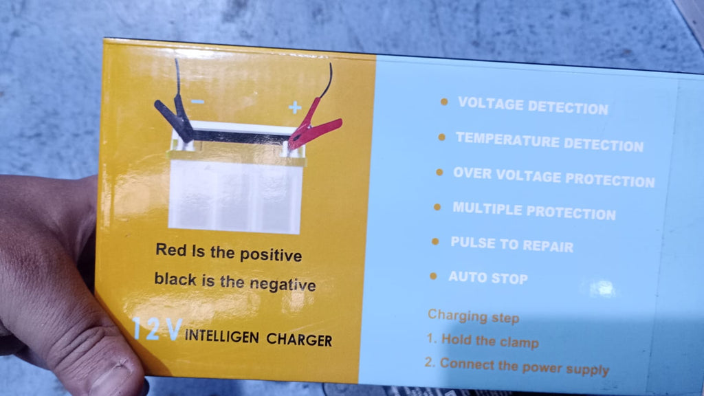 🔋⚡ Cargador Inteligente de Baterías Universal – Carro y Moto ⚡🔋