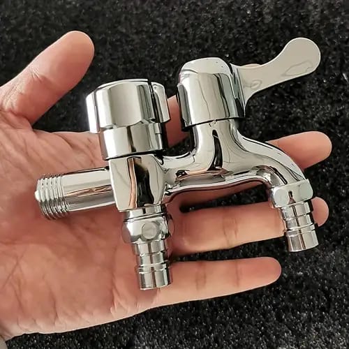 🚰💧 Grifo de Pared – 2 Entradas y 2 Manijas 💧🚰