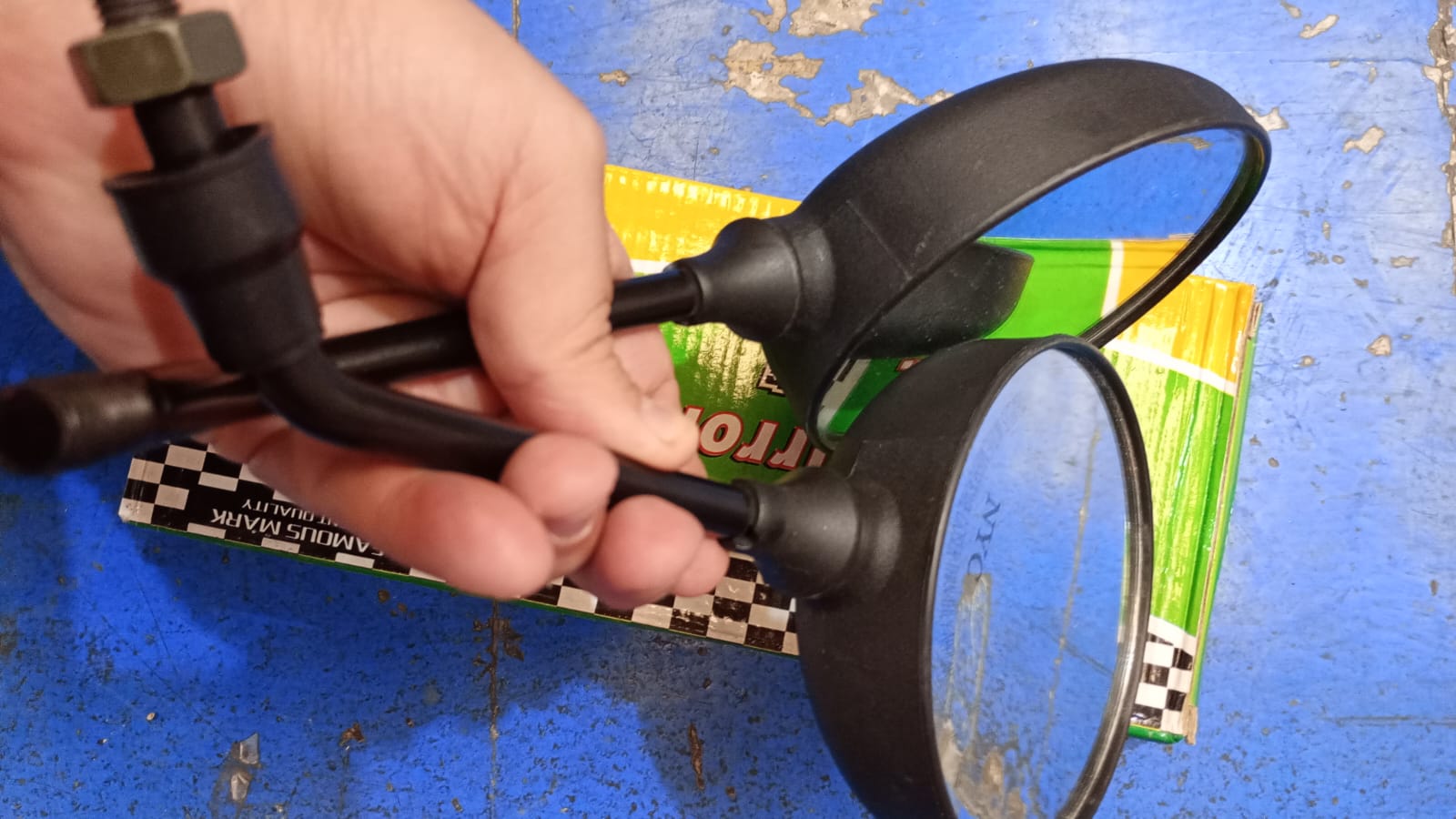 🏍️🔧 Espejos Universales Redondos para Moto 🔧🏍️